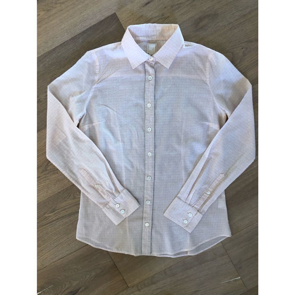 J. Crew Light Pink Button-Up Blouse